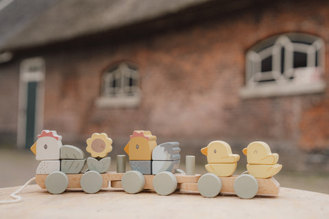 Little Dutch - Little Farm Chicken Stacking Train