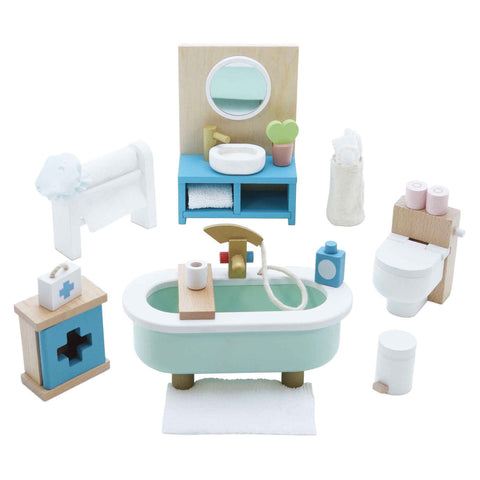 Le Toy Van - Wooden Dolls house Bathroom Furniture