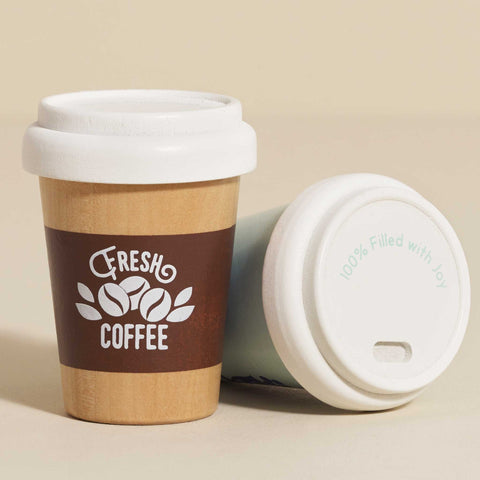 Le Toy Van - Tea & Coffee Re-Useable Eco Cups - 2 Piece (FSC 100%)