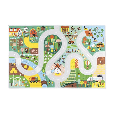 Janod - Countryside Cross Roads Play Mat