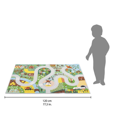 Janod - Countryside Cross Roads Play Mat