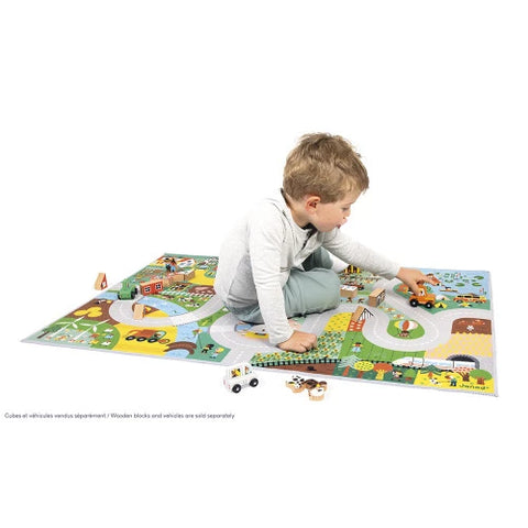 Janod - Countryside Cross Roads Play Mat