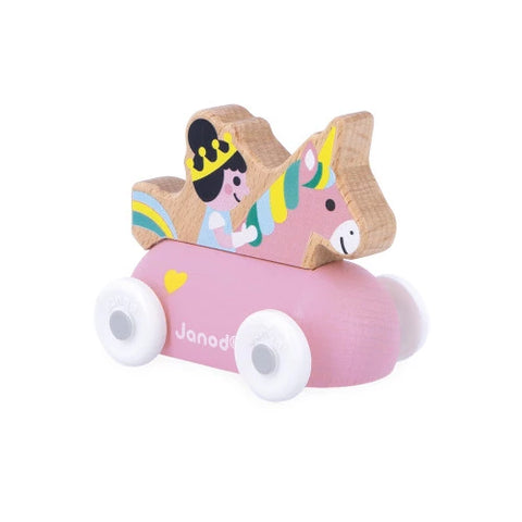 Janod - Enchanted Kingdom Wooden Princess Vehicle